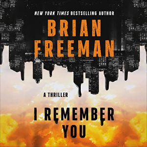 I Remember You Audiobook Cover featuring a city skyline upside down