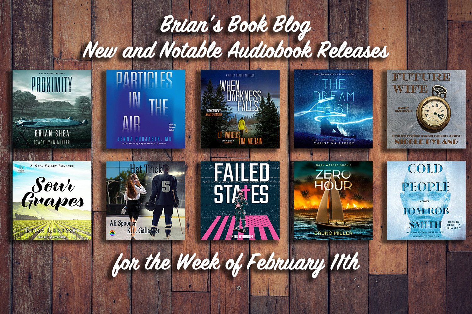 New and Notable Audiobook Releases for the Week of February 11th on Brian’s Book Blog