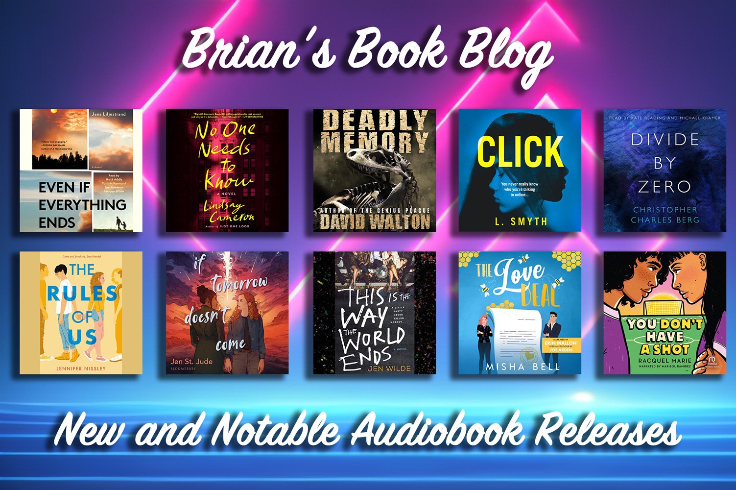 New and Notable Audiobook Releases for the Week of May 14th on Brian’s Book Blog