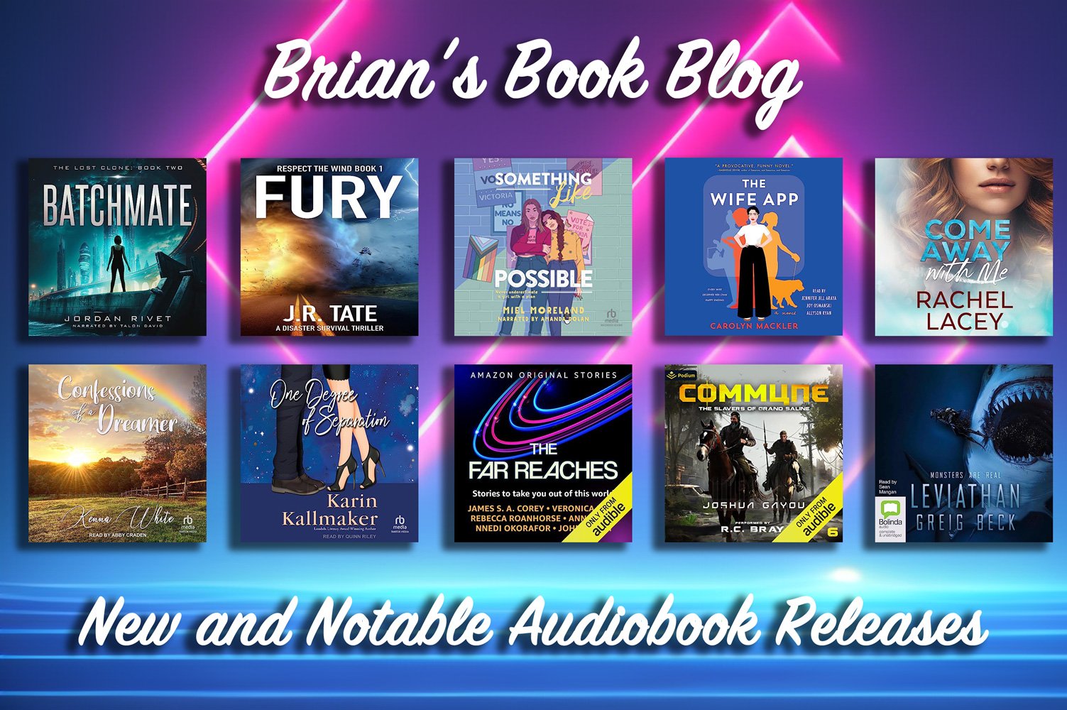 New and Notable Audiobook Releases for the Week of July 1st on Brian’s Book Blog
